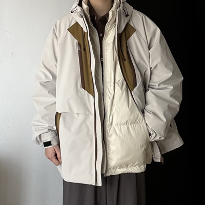 保暖三防三合一冲锋衣内胆羽绒服
