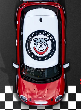 适用于宝马迷你MINIF56车贴mini车顶拉花cooper s F54R56改装贴纸