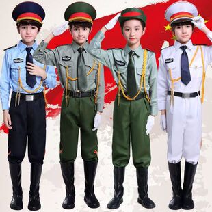 夏季升旗手服装国旗班高中小学生护卫队仪仗队军乐队鼓号队服夏装