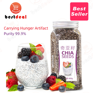 Organic Whole Chia Seeds Natural Superfood Weight Loss 400g