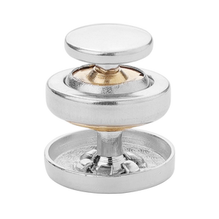 按压式扣子金属四合扣羽绒服纽扣暗扣衣服按扣免缝钉扣子母扣501