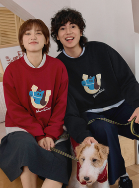 warmtrees2026SS噗噜小马系列U型马蹄铁圆领卫衣马年新年2026年春