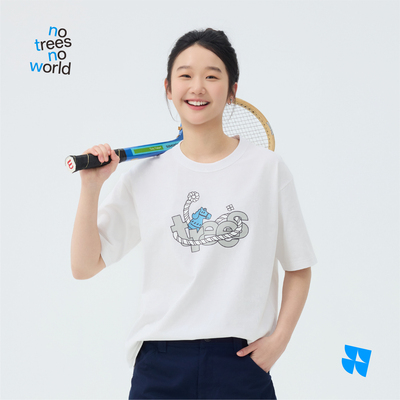 warmtrees噗噜小马系列环绕缰绳印花短袖T恤2026年新款