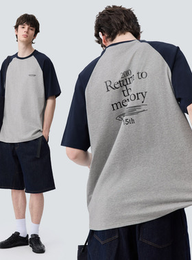 warmtrees《Return to the memory》15周年限定插肩短袖T恤