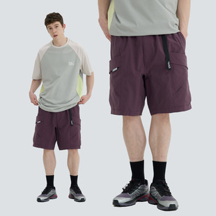 休闲五分裤 warmtrees2025夏季 短裤 户外结构防泼水透气工装 男 新款