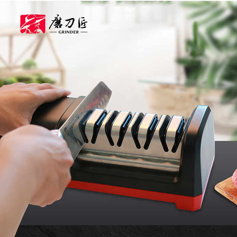 磨刀匠家用菜刀陶瓷刀电动磨刀神器金刚石磨轮磨刀石自动快速磨刀