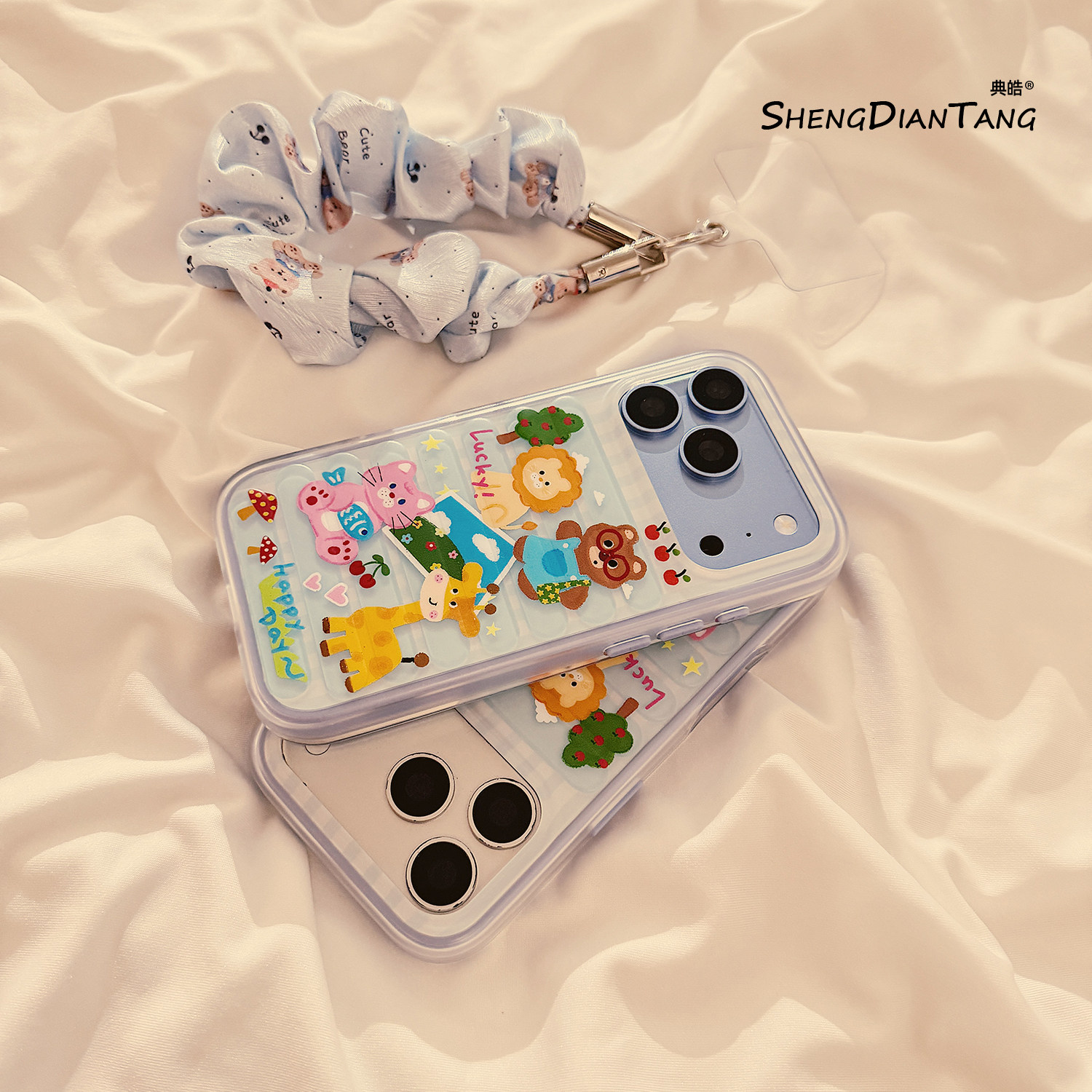 适用苹果18ProMax手机壳带挂绳