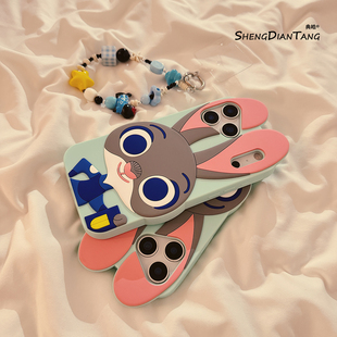 疯狂动物城兔子警官适用苹果17ProMax手机壳iphone17新款16pro卡通15创意14可爱女款16promax软硅胶保护套