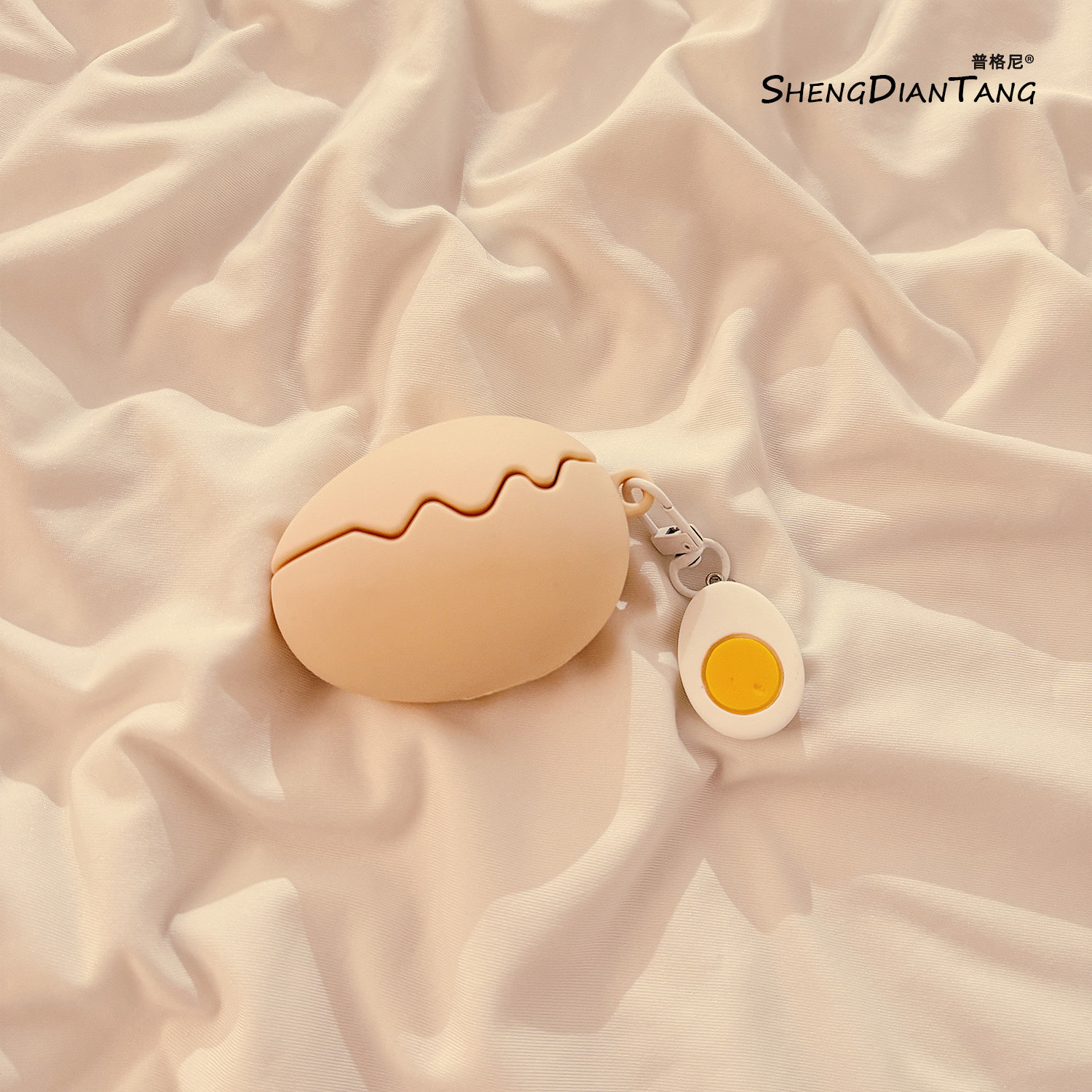 仿真立体卡通水煮蛋适用苹果Airpods4保护套新款2/3代无线蓝牙耳机软壳Airpods pro创意可爱硅胶女款防摔,3C数码配件,耳机保护套,淘宝优惠券,粉丝福利购,淘宝优惠卷