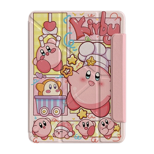 星之卡比烘焙师磁吸分离可拆卸iPadAir6保护套新款2024适用苹果iPad10保护壳平板Pro11寸Air5带笔槽10.9女款