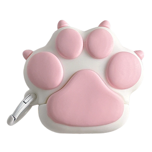 粉嫩少女心可爱猫爪适用于苹果Airpods4保护套2/3代无线蓝牙耳机软壳Airpods pro创意卡通硅胶女新款防摔链条