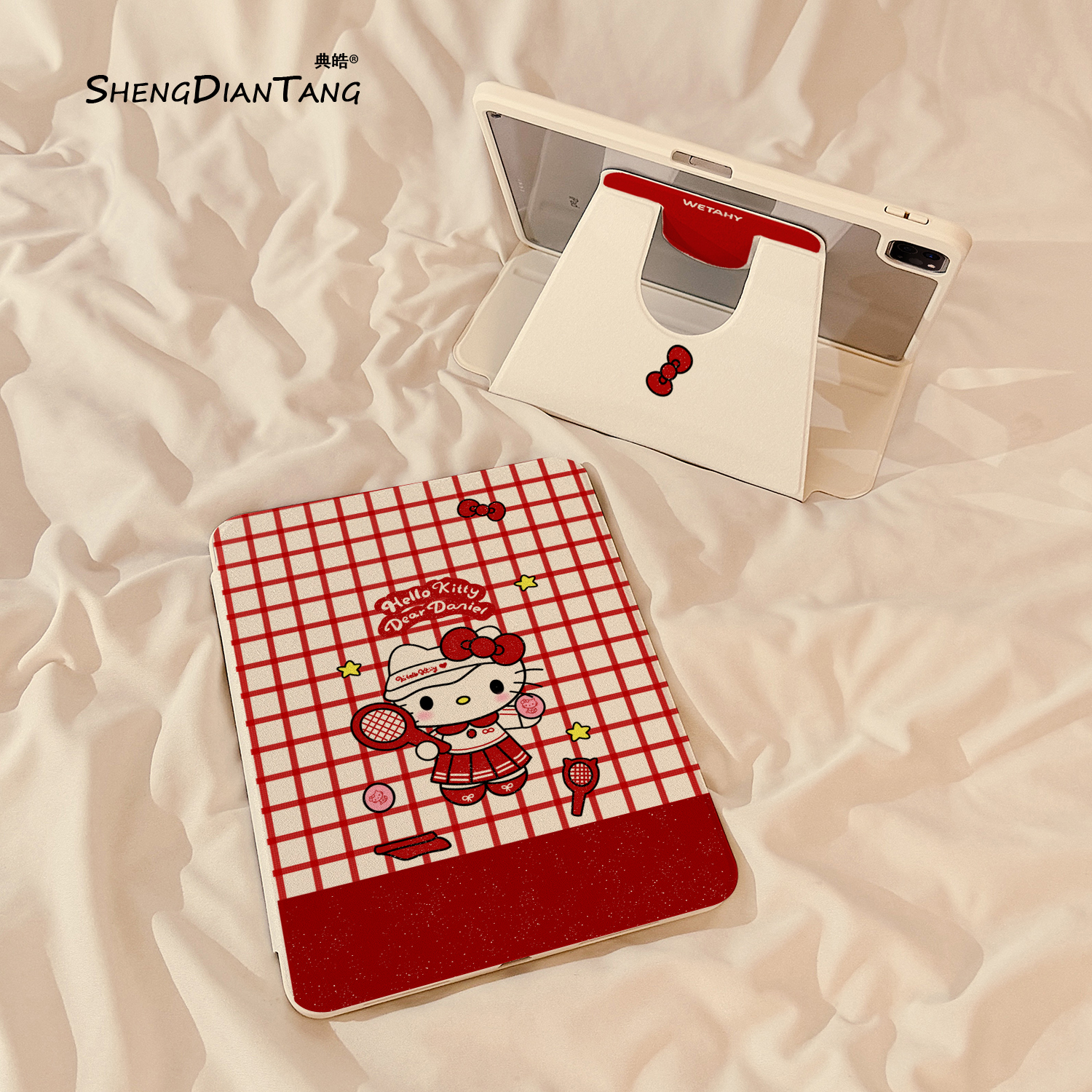 羽毛球KT猫适用苹果ipad平板壳