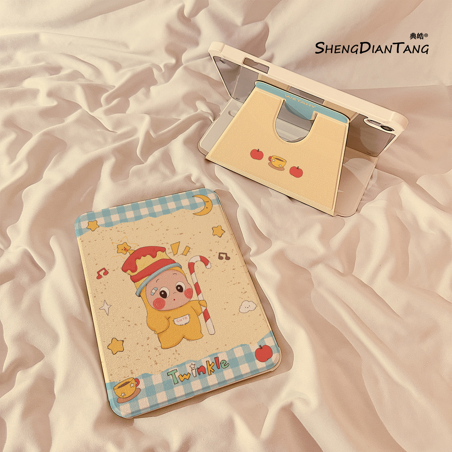 格子星星人适用苹果ipad保护套