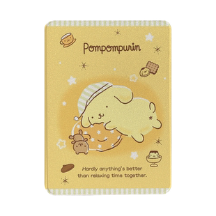 卡通睡觉布丁狗360旋转iPadPro2024保护套新款适用苹果iPadAir6/5保护壳13寸平板11寸10.2/10.9带笔槽mini6女