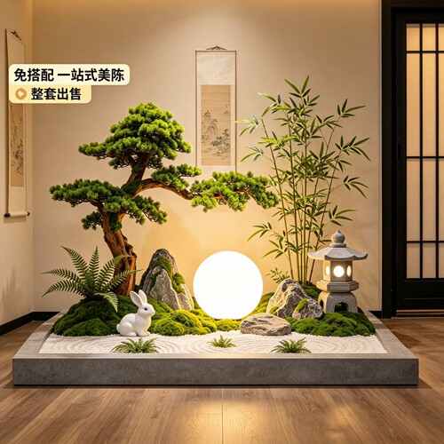 仿真迎客松大型假树生绿植