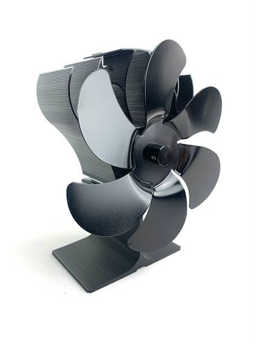 LT376跨境货源热动力壁炉风扇Stove Fan无需电源自启动耐高温6叶