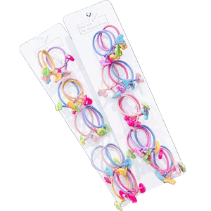 小女孩皮筋不伤发头绳弹性好儿童扎马尾女童发绳头饰宝宝可爱发圈