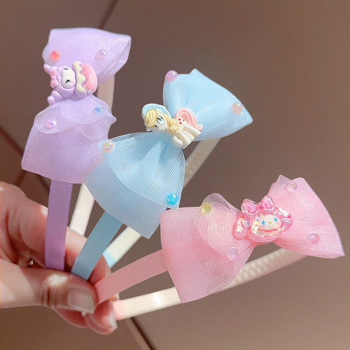 甜美可爱卡通儿童发箍女童公主头箍带齿防滑小女孩碎发卡宝宝发饰