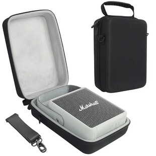 适用MARSHALL STOCKWELL II蓝牙音响收纳盒马歇尔音箱硅胶保护套便携户外登山徒步音箱包