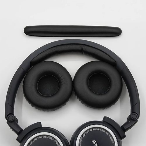 适用爱科技AKG K450耳机套K451 K452 Q460 K480耳罩头梁垫头顶横梁条K420海绵套 耳机线音频线带麦克风