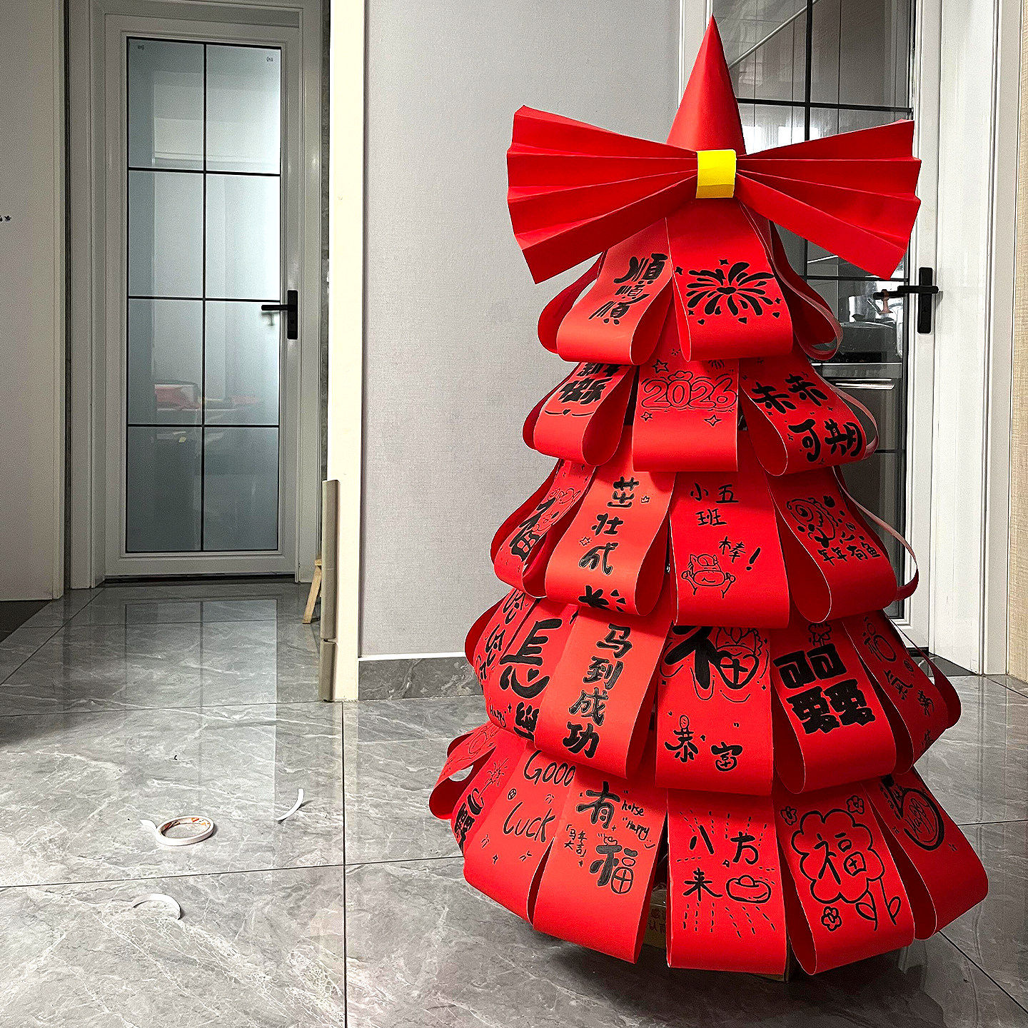 新年幼儿园装饰环创材料手工diy书法圣诞树圣诞树改造新年发财树,节庆用品/礼品,挂饰/生肖挂饰,淘宝优惠券,粉丝福利购,淘宝优惠卷