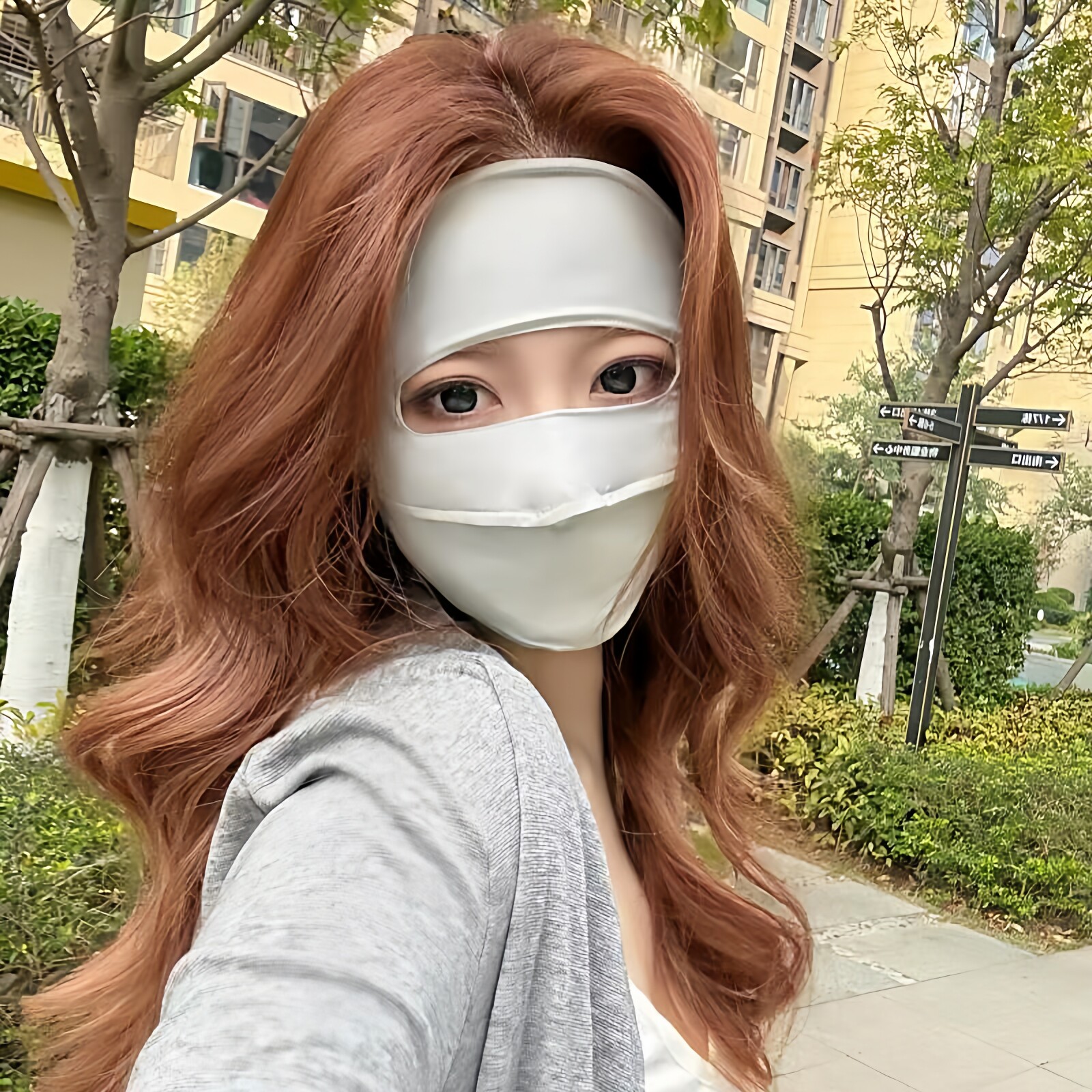 防晒面罩夏季全方位户外