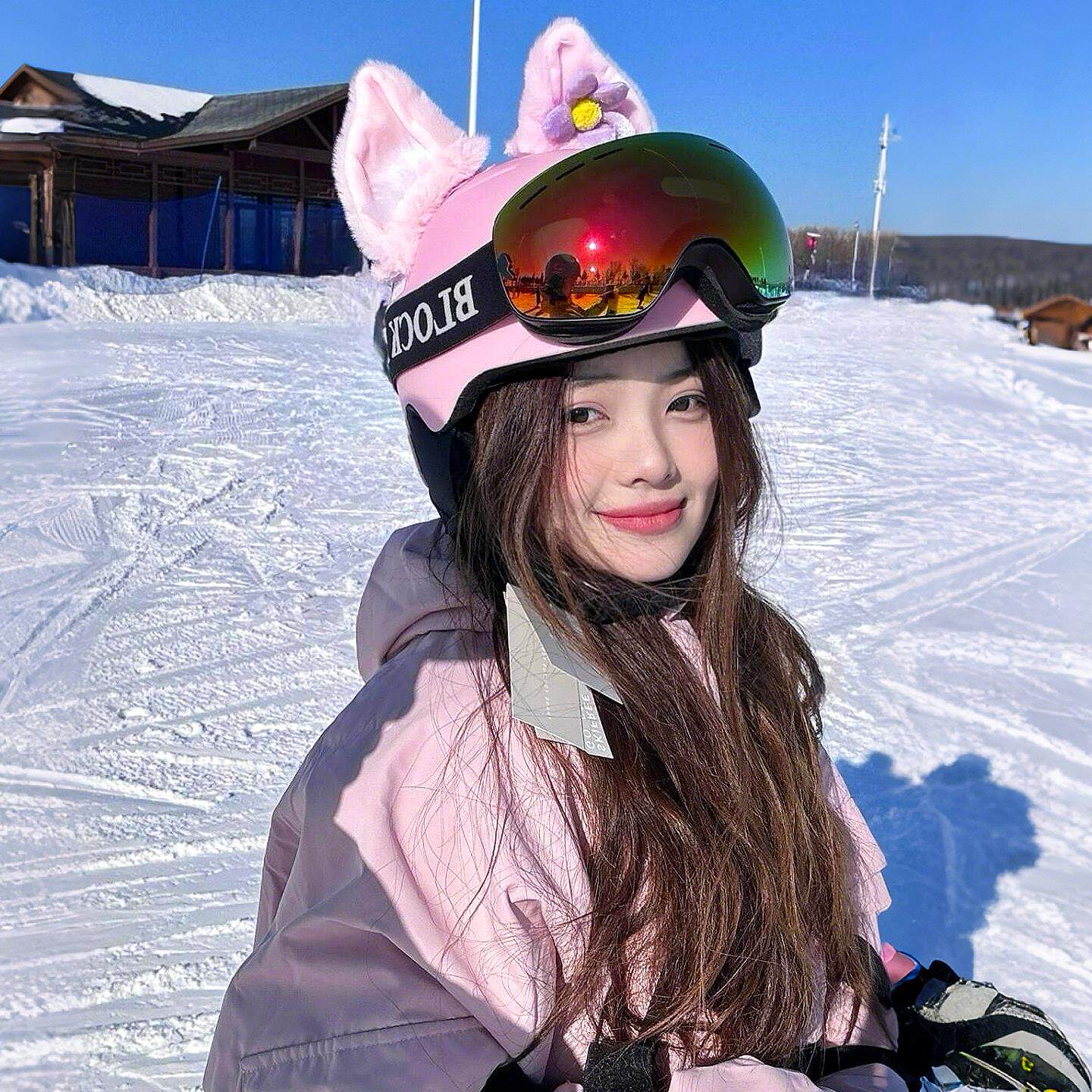 滑雪头盔装饰品外帽子罩
