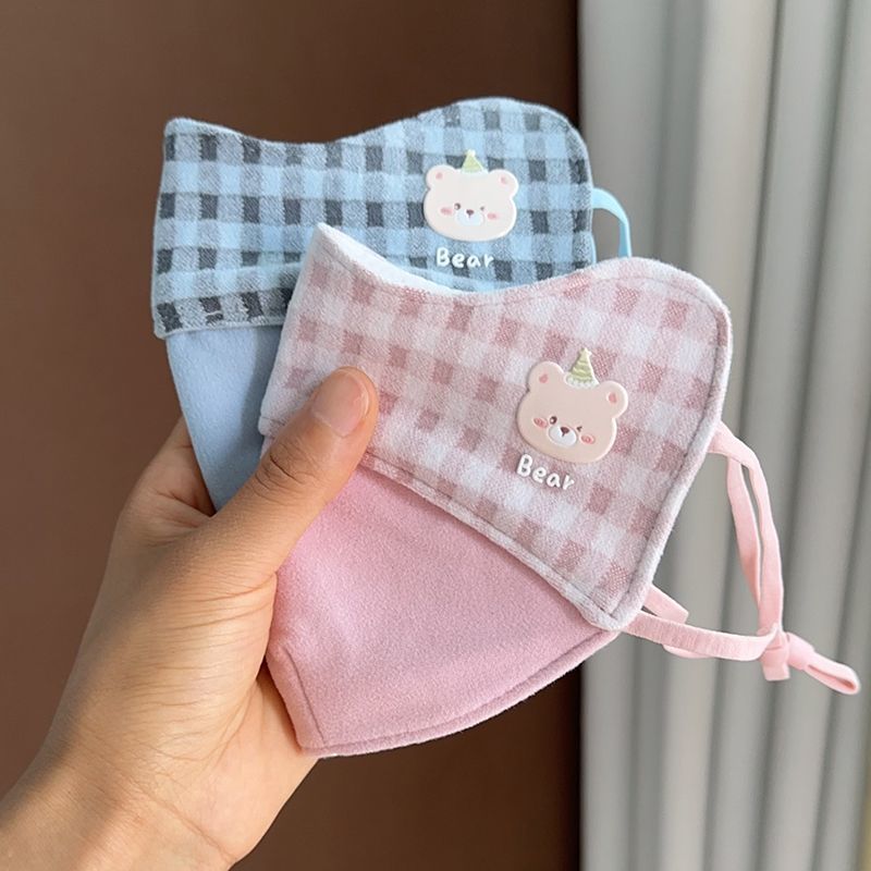 儿童保暖口罩秋冬季4-12岁男孩女童2025新款宝宝防风防寒可爱面罩