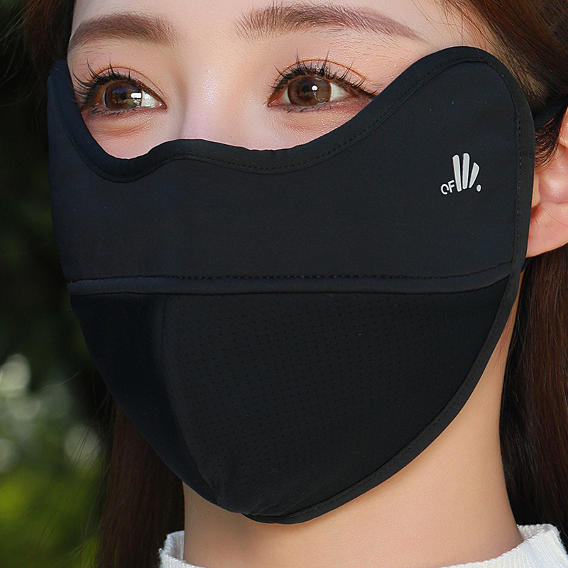 保暖口罩防风防寒2025新款女高颜值秋冬保暖面罩紫外线东北防冻脸