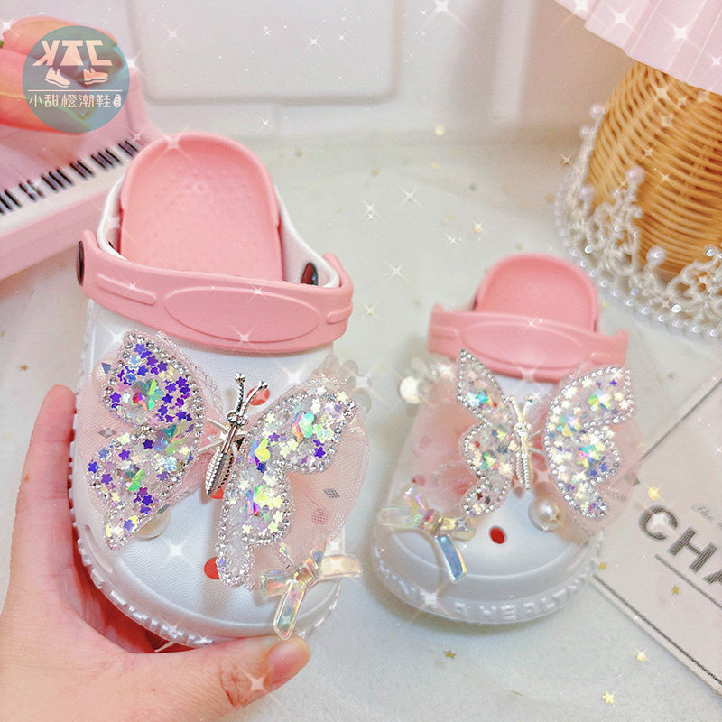 多巴胺蝴蝶卡通女童家居包头洞洞鞋2025儿童海边沙滩拖鞋女孩防滑,童鞋/婴儿鞋/亲子鞋,儿童洞洞鞋,淘宝优惠券,粉丝福利购,淘宝优惠卷