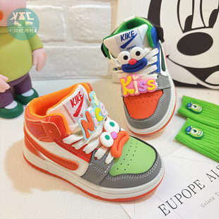 儿童超火鞋子秋冬男童女童2026新款爆款低帮板鞋休闲鸳鸯鞋春秋款