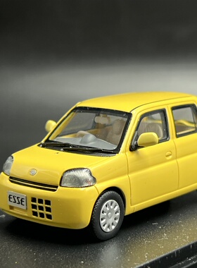 Hi-story 1:43 日产 大发 ESSE DAIHATSU 2006 黄色 树脂汽车模型