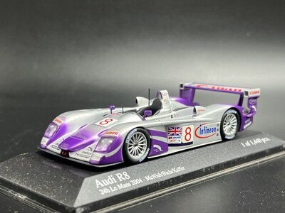 迷你切 MINICHAMPS  1/43 奥迪 R8 #8 勒芒赛车 合金汽车模型
