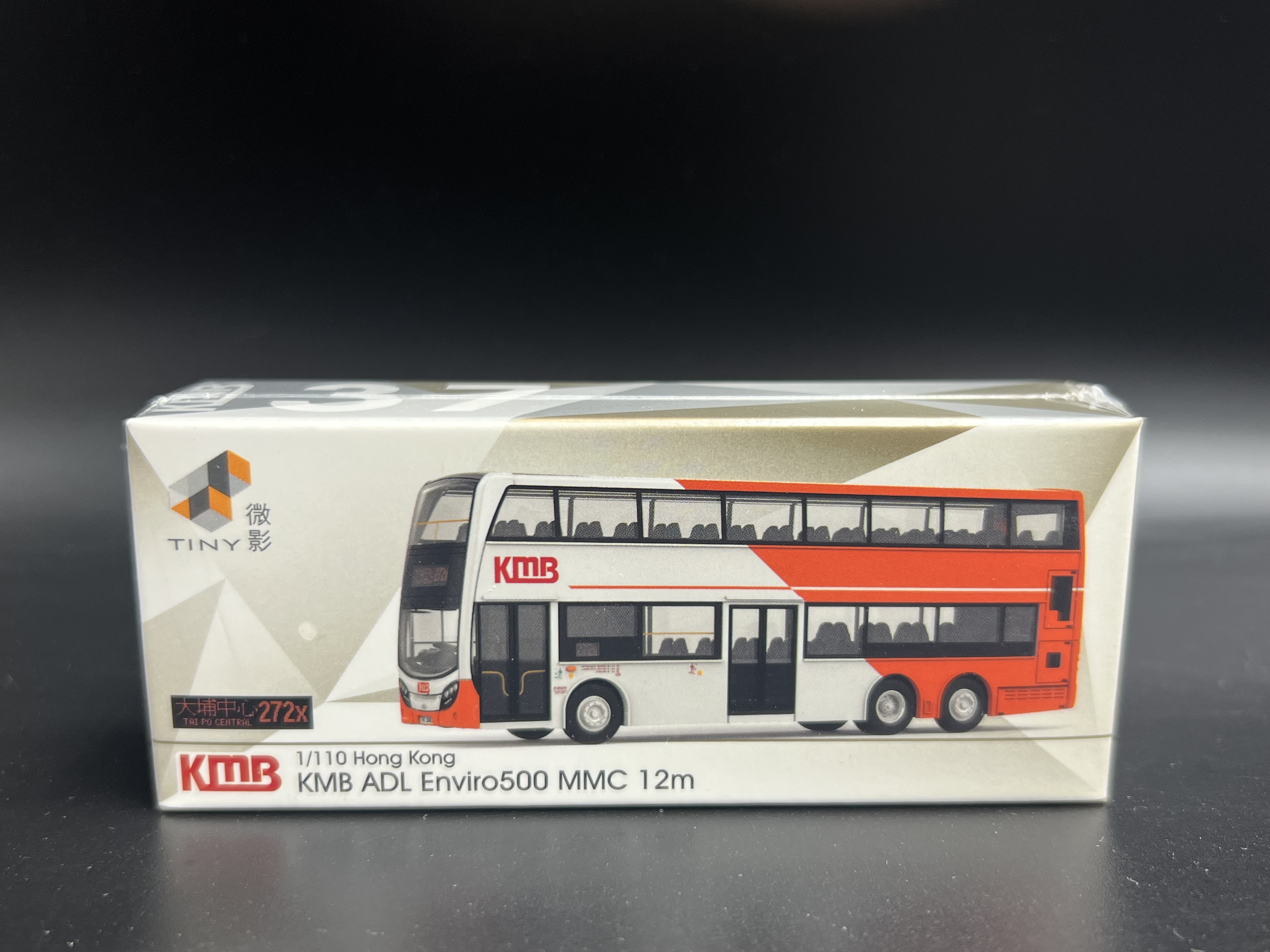 Tiny 微影 KMB37 香港双层巴士模型 九巴 ADL E500 12米 272x