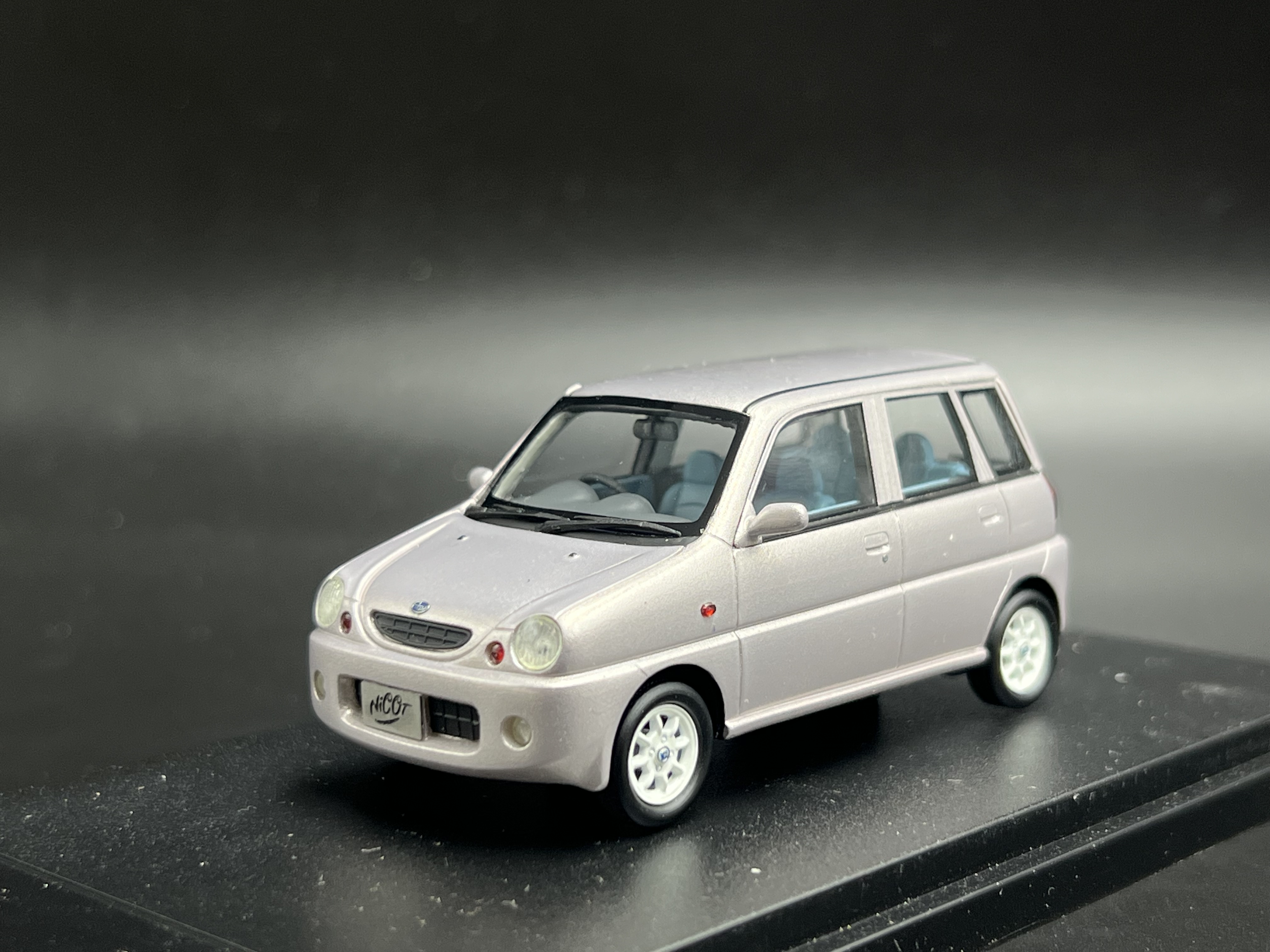 Hi-Story 1:43 斯巴鲁 普雷欧 SUBARU  PLEO NICOT 树脂车模 灰色