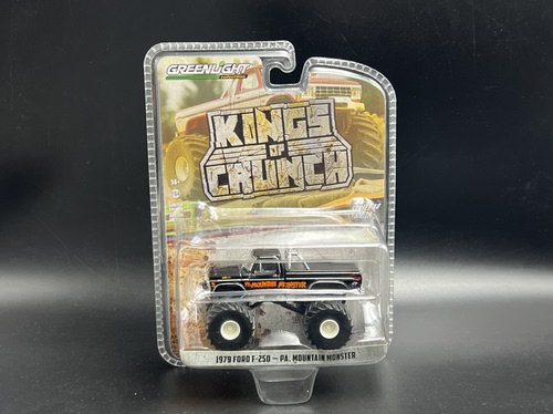 绿光 1:64 福特 1979 F-250 Pa Mountain Monster 大脚车合金车模