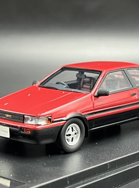 Hi-Story 1:43 丰田 雷凌 COROLLA LEVIN 1983 树脂汽车模型 红色