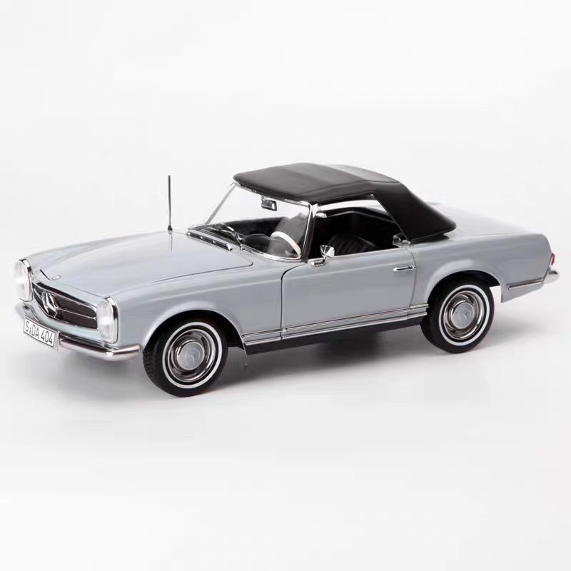 NOREV 诺威尔 1/18 奔驰 230 SL 1963 合金汽车模型 灰色 230sl