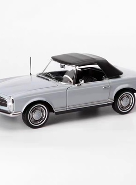 NOREV 诺威尔 1/18 奔驰 230 SL 1963 合金汽车模型 灰色 230sl