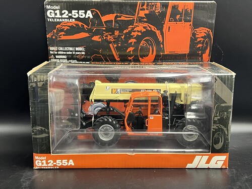 1:32 JLG G12‑55A 伸缩臂叉装车模型 H&E 定制版 合金工程车模型