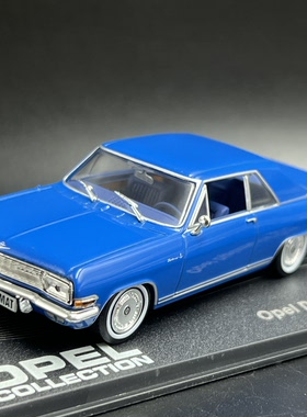 ixo 1:43 欧宝 Opel Diplomat A coupe 1965 蓝色 合金汽车模型