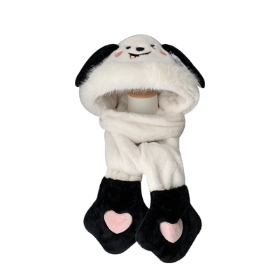 雷锋帽滑雪可爱男女秋冬耳朵会动