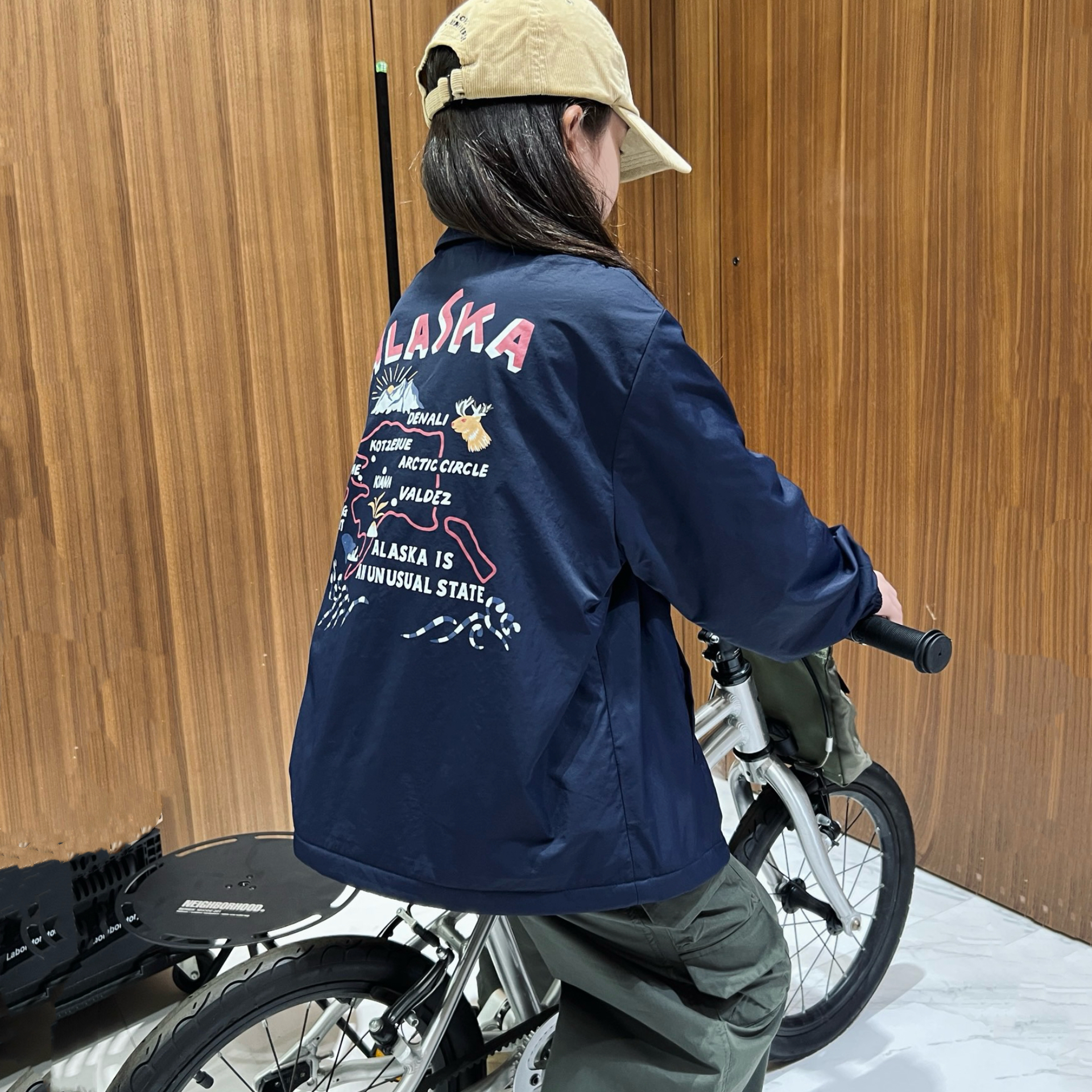 张恩朵童装男童加绒棒球风外套秋冬季潮酷男宝宝加厚夹克衫风衣