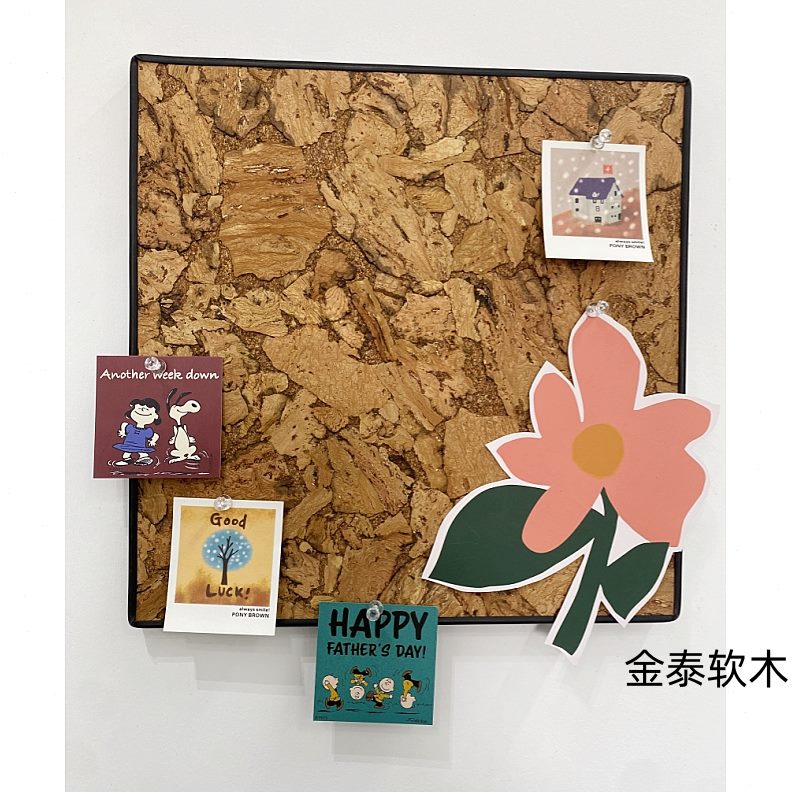 边框软木板板电表箱文化墙留言板软木免钉遮挡展示墙板软木照片墙