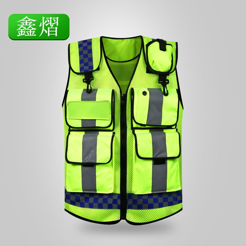 骑行反光背心安全服马甲反光衣