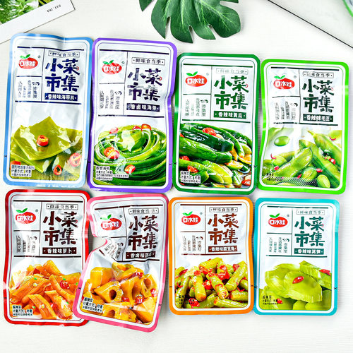 口水娃小菜市集海带丝片萝卜黄瓜