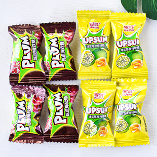 黎祥陈皮梅软糖爆浆陈皮梅硬糖散装结婚喜糖酒店前台接待糖果零食