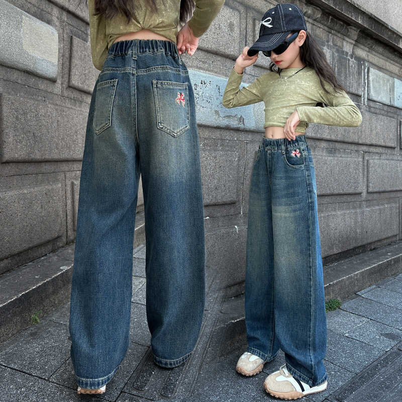 休闲直筒宽松春秋洋气阔腿裤