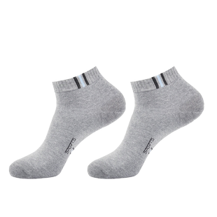 袜子男士短袜纯男款春秋吸汗防臭棉男袜夏季薄款透气运动短款棉袜
