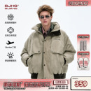 复古机车做旧Bomber防寒棉衣女 男款 BJHG不计后果工装 棉服外套冬装